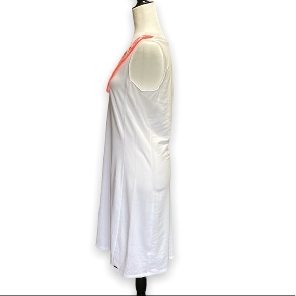 NWT Women’s Hatley Sienna Casual Dress White Cotton Blend Summer Size M - Picture 5 of 9